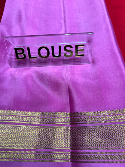 Pure Mysore Silk Saree.