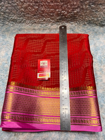 Pure Mysore Silk Saree.