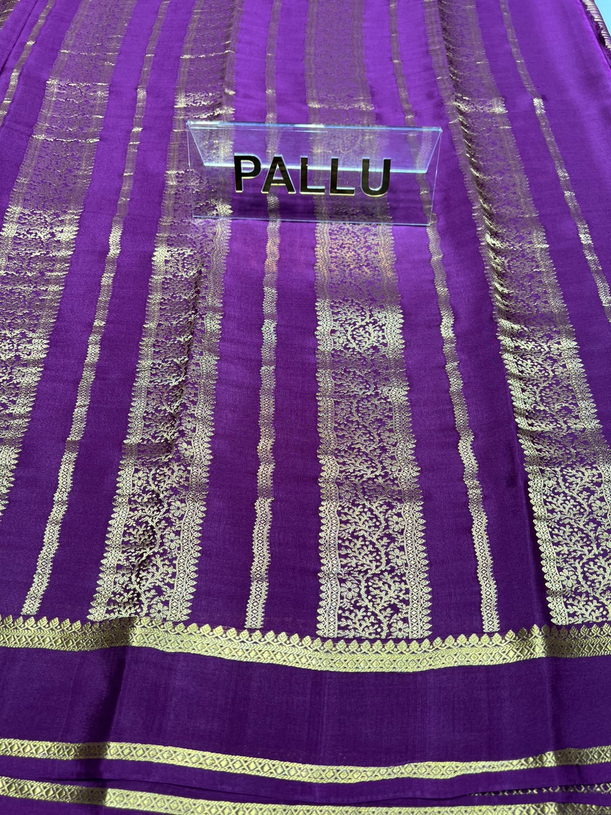 Pure Mysore Silk Saree.
