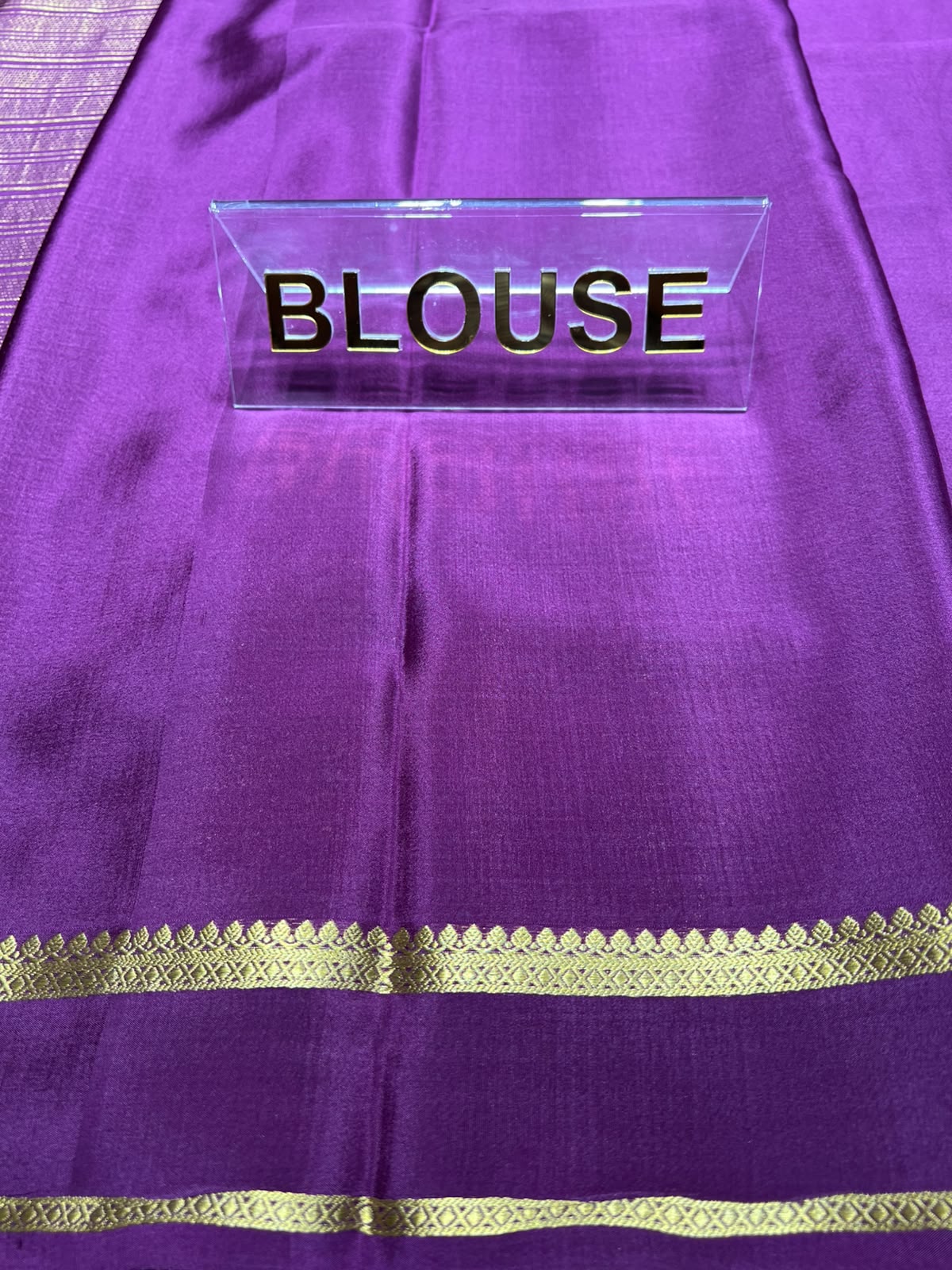 Pure Mysore Silk Saree.