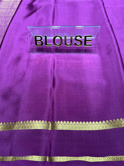 Pure Mysore Silk Saree.