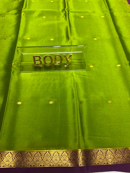 Pure Mysore Silk Saree ( 60 Grams )