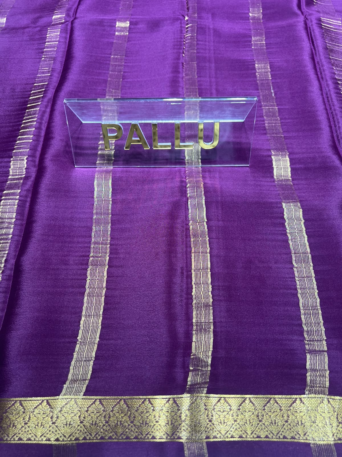 Pure Mysore Silk Saree ( 60 Grams )