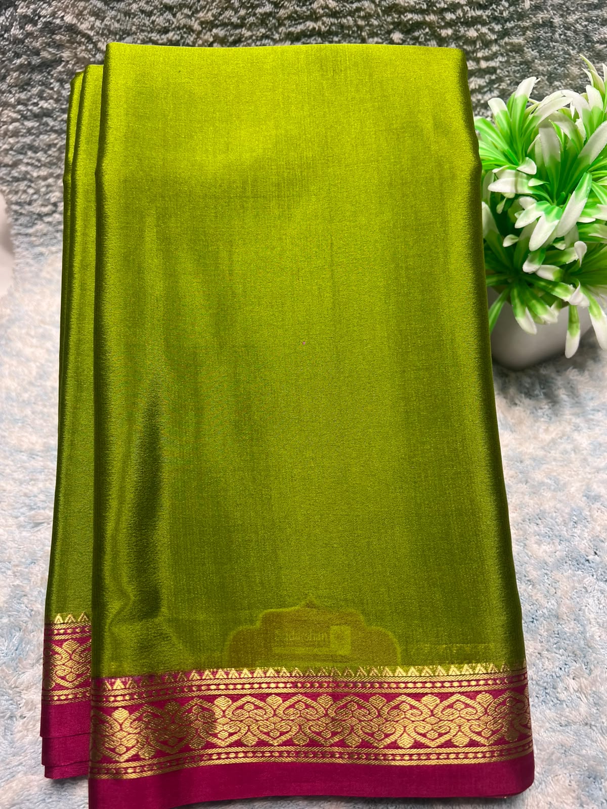 Pure Mysore Silk Saree ( 60 Grams )