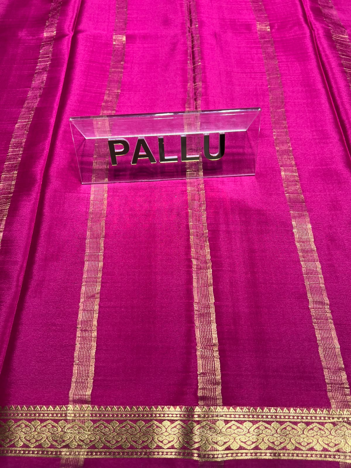Pure Mysore Silk Saree ( 60 Grams )