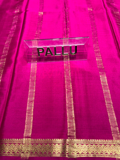 Pure Mysore Silk Saree ( 60 Grams )