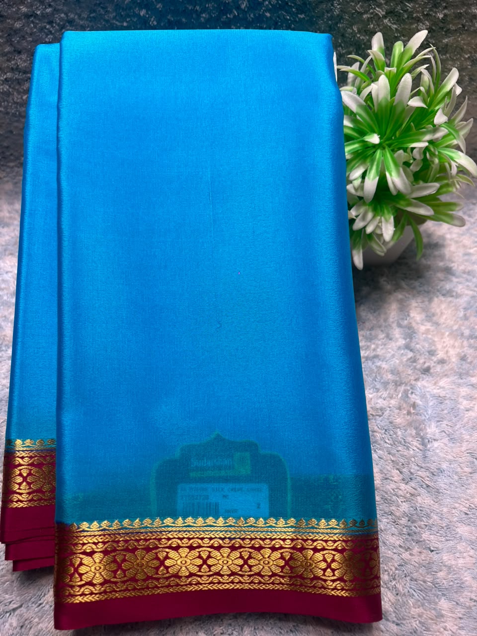 Pure Mysore Silk Saree ( 60 Grams )