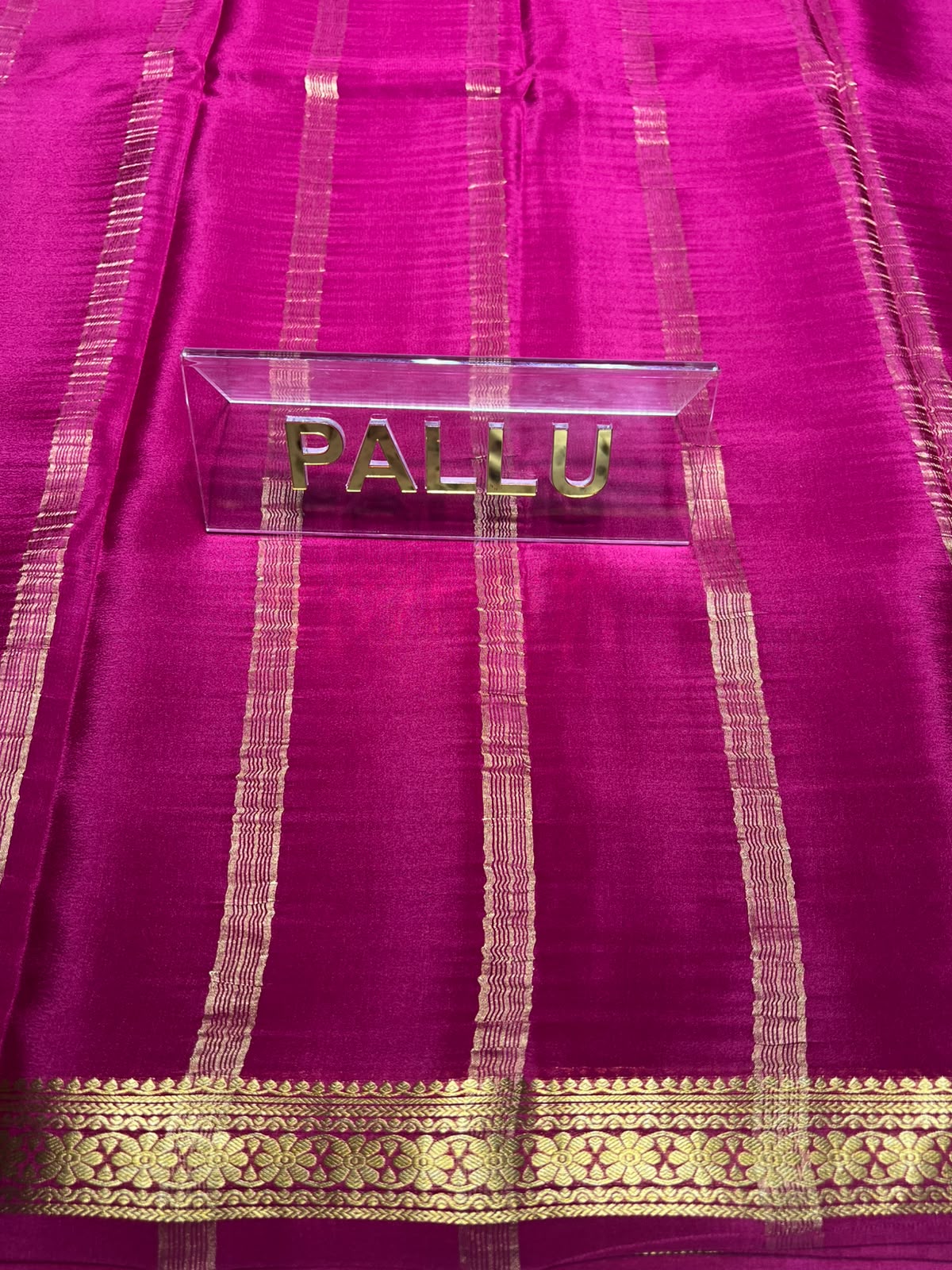 Pure Mysore Silk Saree ( 60 Grams )