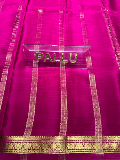 Pure Mysore Silk Saree ( 60 Grams )