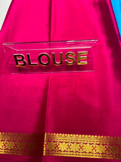 Pure Mysore Silk Saree ( 60 Grams )