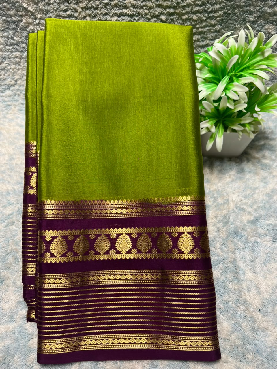 Pure Mysore Silk Saree ( 60 Grams )