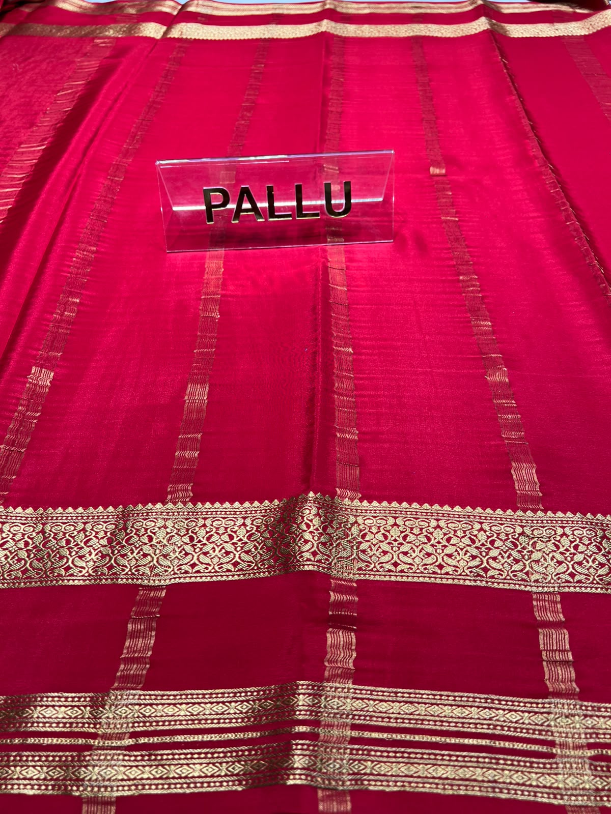 Pure Mysore Silk Saree.
