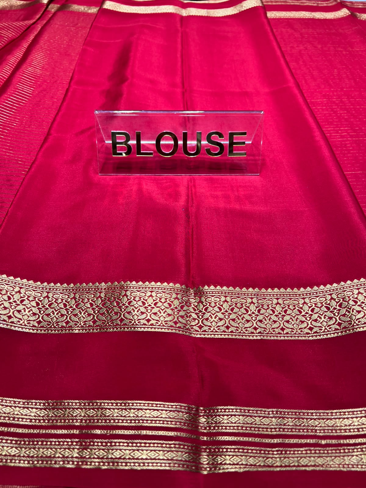 Pure Mysore Silk Saree.