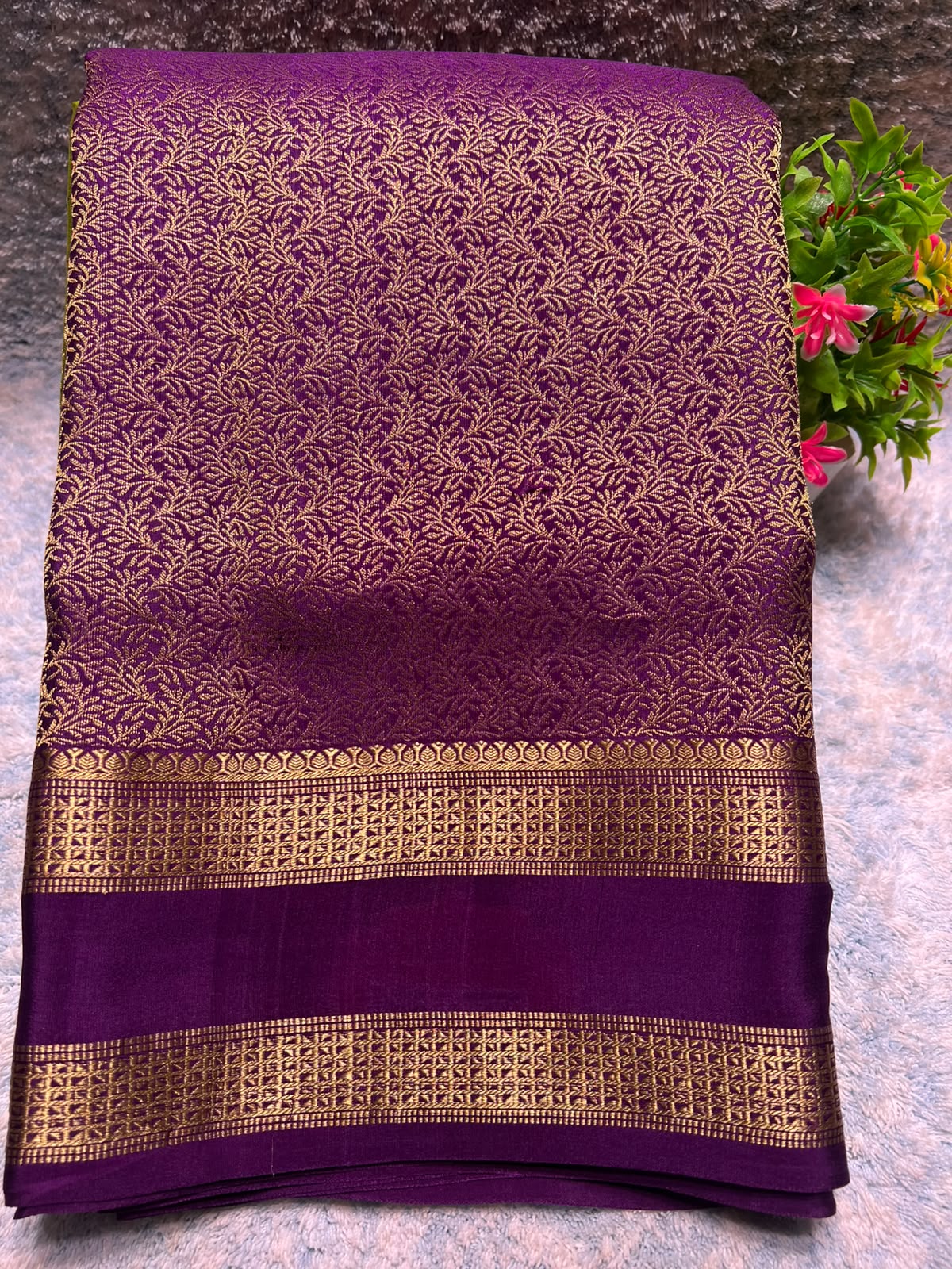 Pure Mysore Silk Saree.