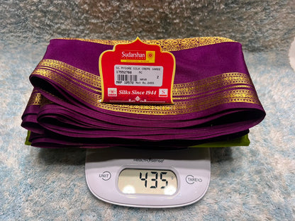 Pure Mysore Silk Saree.