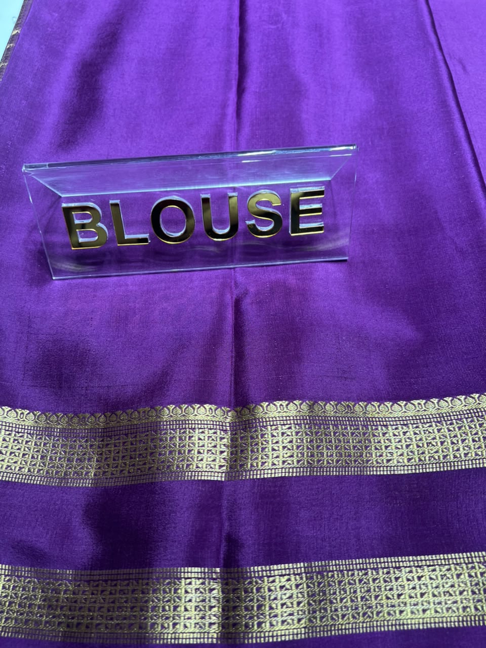 Pure Mysore Silk Saree.