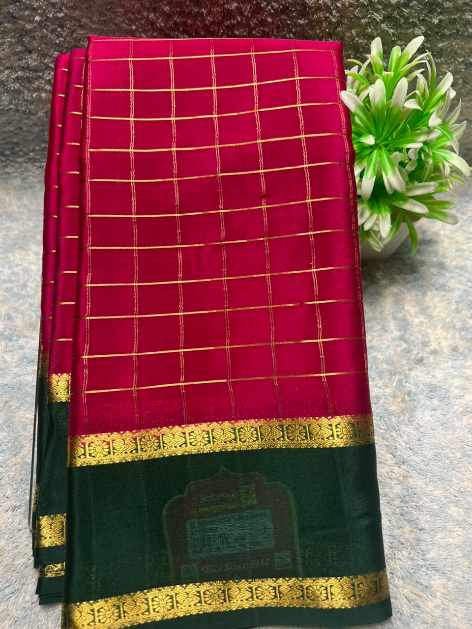 Pure Mysore Silk Saree ( 60 Grams )