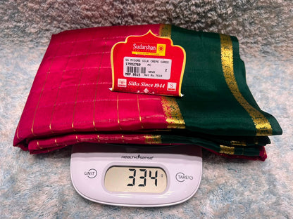 Pure Mysore Silk Saree ( 60 Grams )