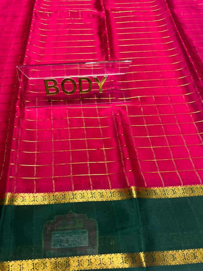 Pure Mysore Silk Saree ( 60 Grams )