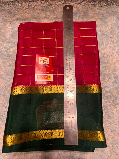 Pure Mysore Silk Saree ( 60 Grams )