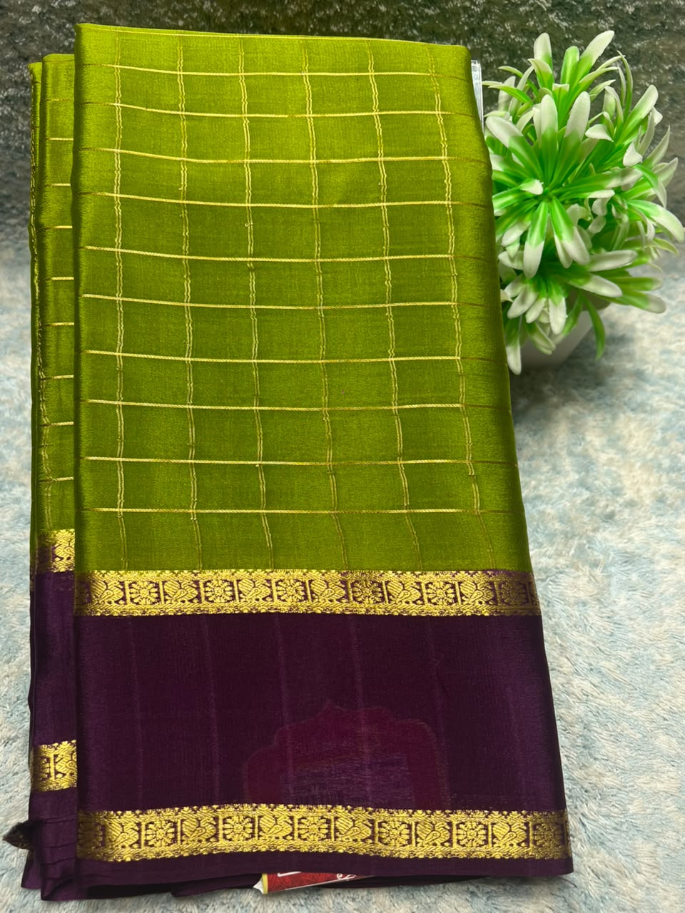 Pure Mysore Silk Saree ( 60 Grams )