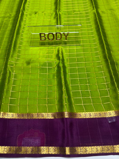 Pure Mysore Silk Saree ( 60 Grams )