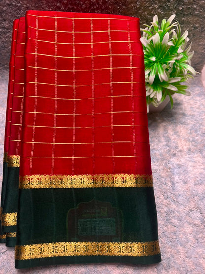 Pure Mysore Silk Saree ( 60 Grams )