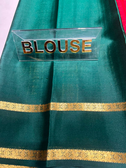 Pure Mysore Silk Saree ( 60 Grams )