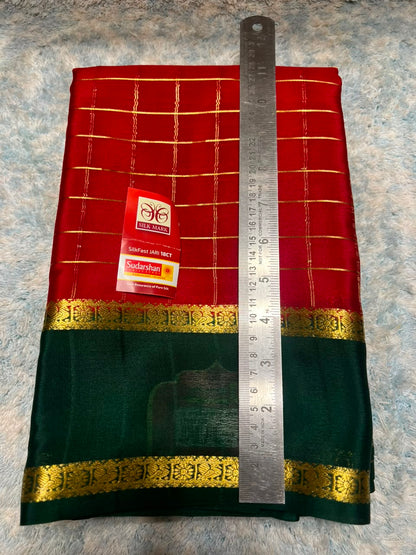 Pure Mysore Silk Saree ( 60 Grams )