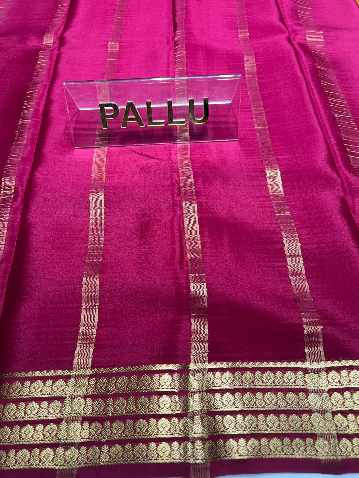 Pure Mysore Silk Saree ( 60 Grams )