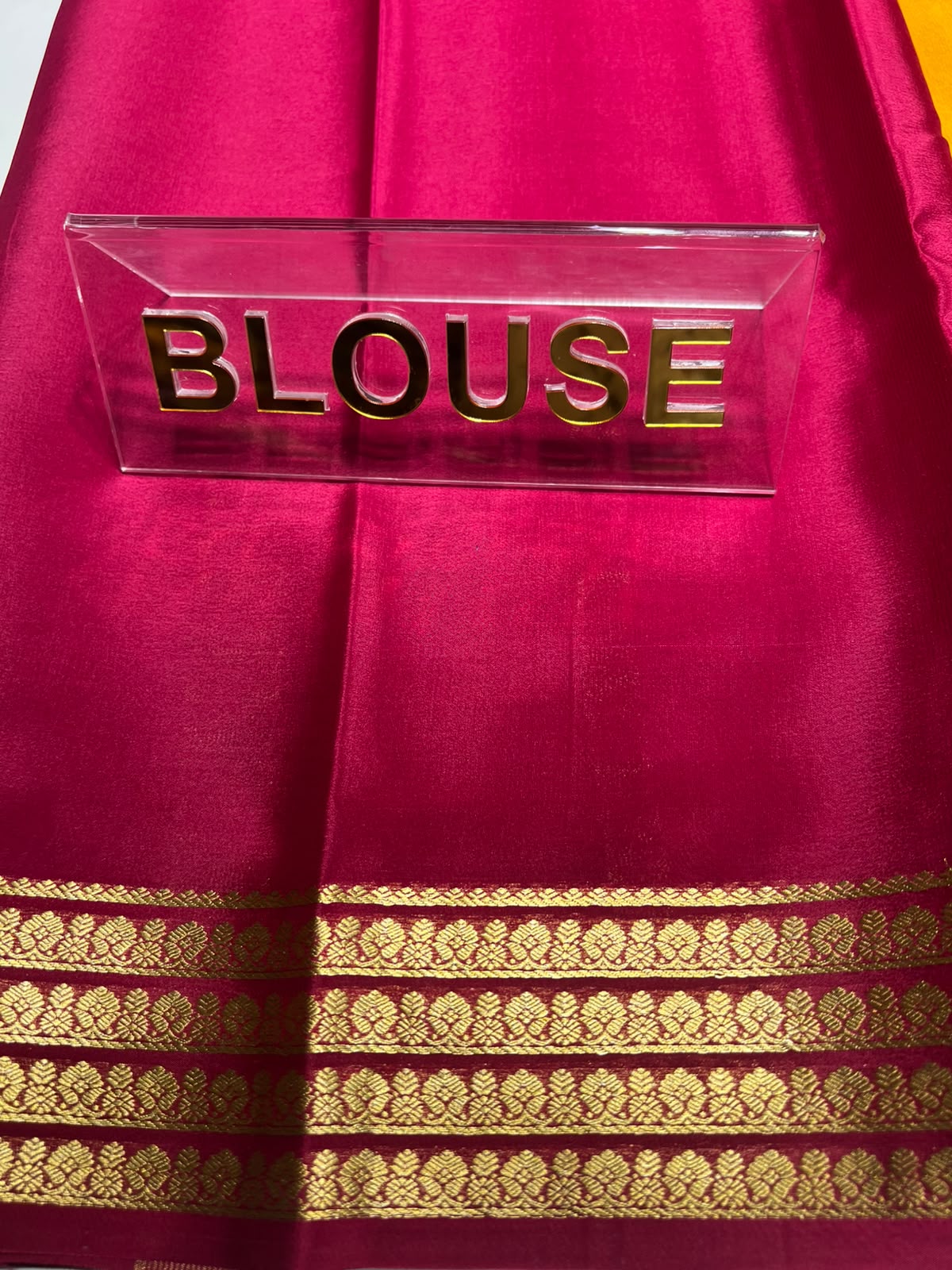 Pure Mysore Silk Saree ( 60 Grams )