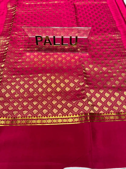 Pure Mysore Silk Saree.