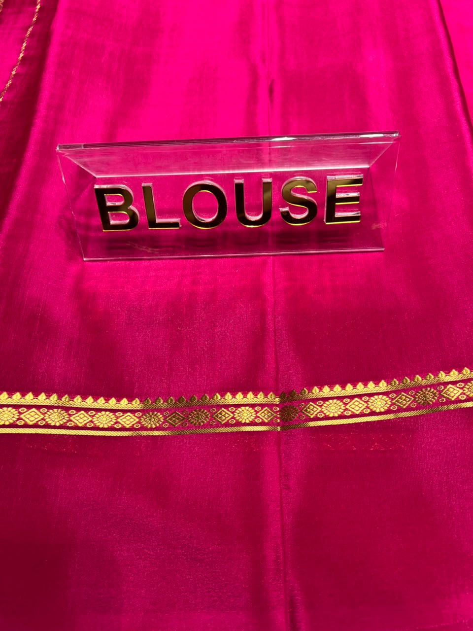 Pure Mysore Silk Saree.