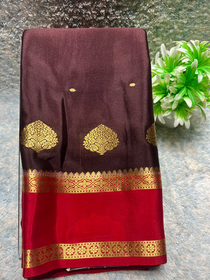 Pure Mysore Silk Saree ( 60 Grams )