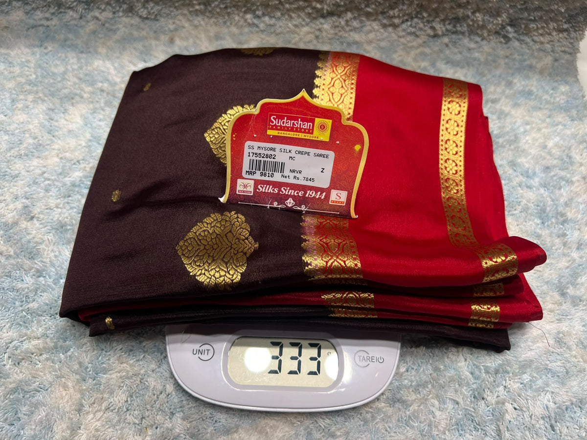 Pure Mysore Silk Saree ( 60 Grams )