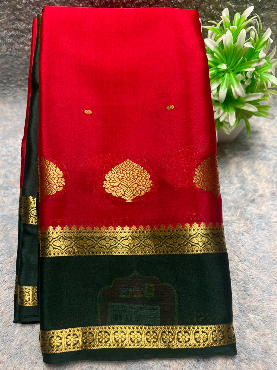 Pure Mysore Silk Saree ( 60 Grams )