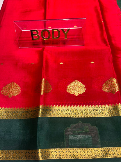 Pure Mysore Silk Saree ( 60 Grams )