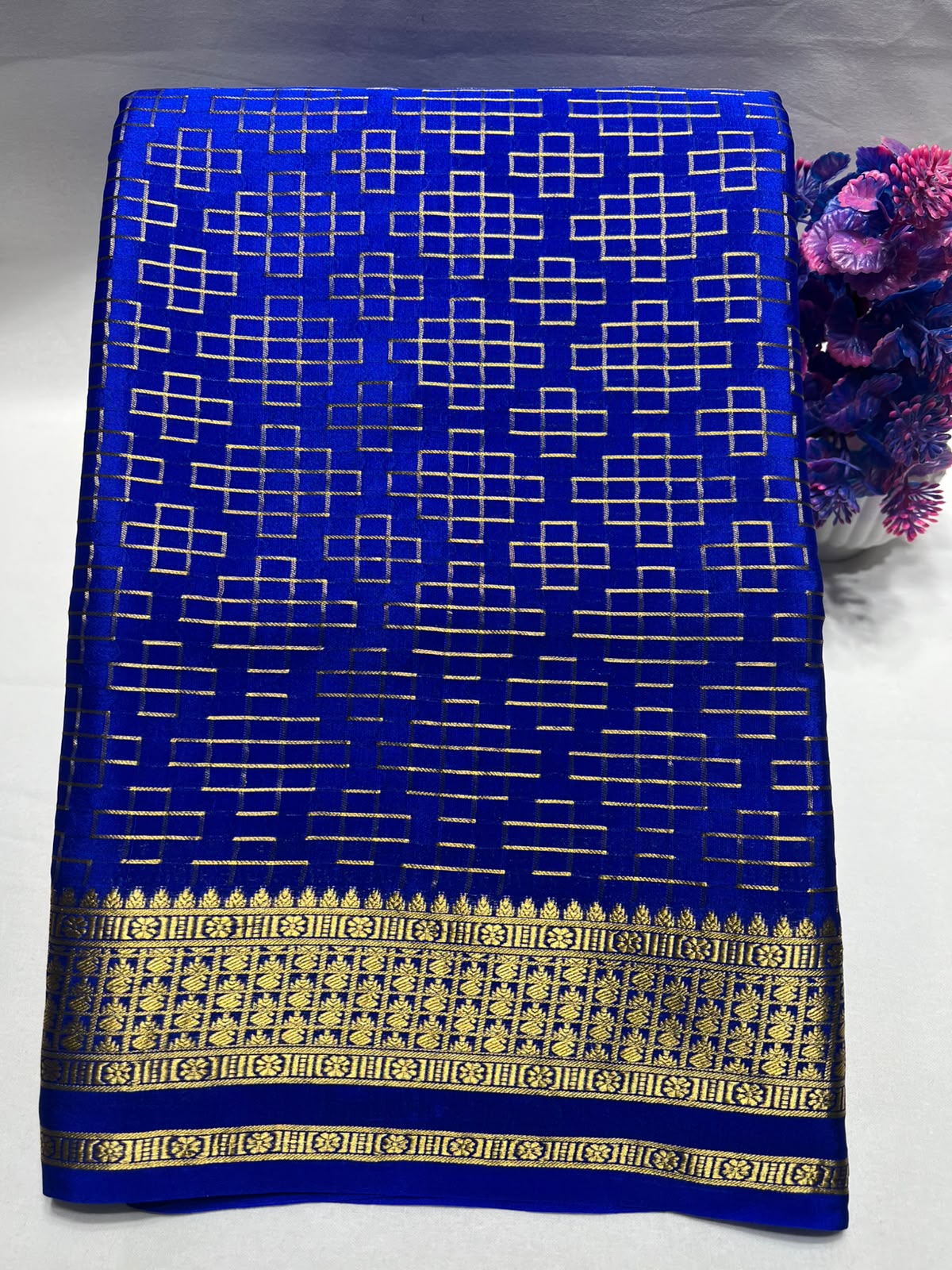 Pure Mysore Silk Saree.