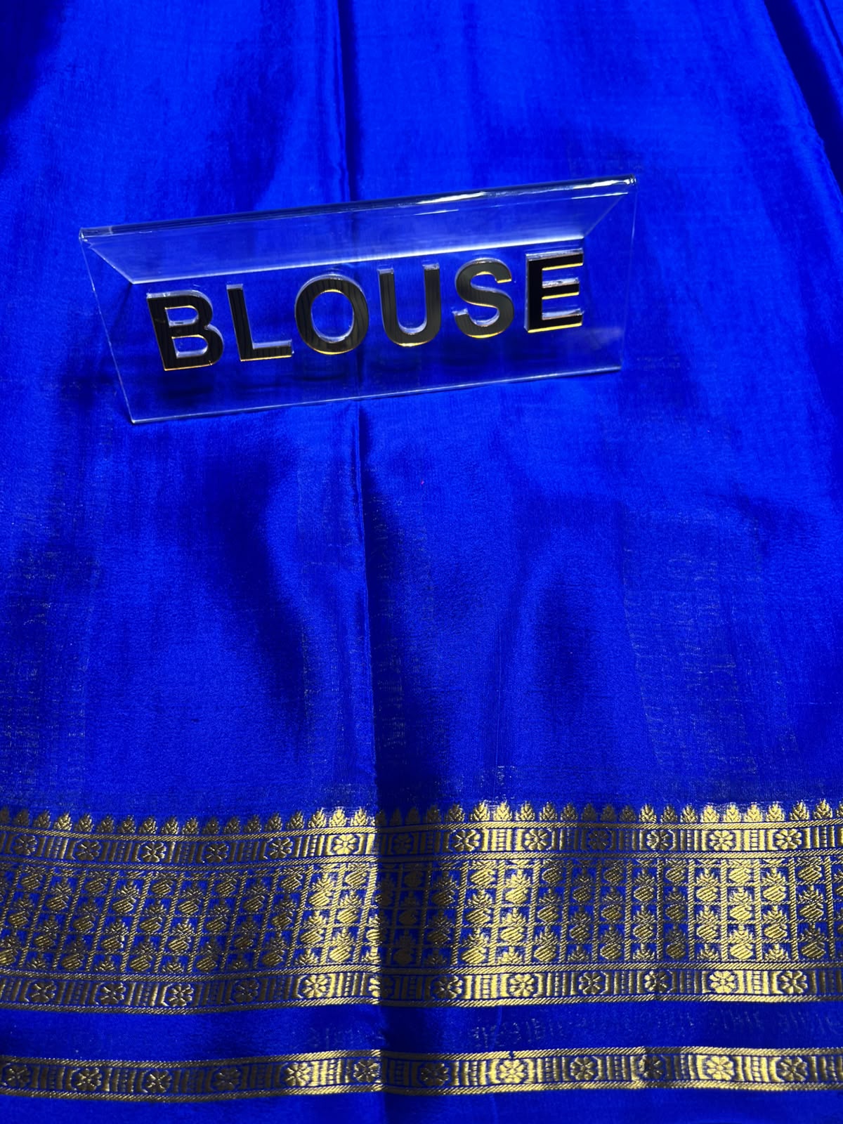 Pure Mysore Silk Saree.