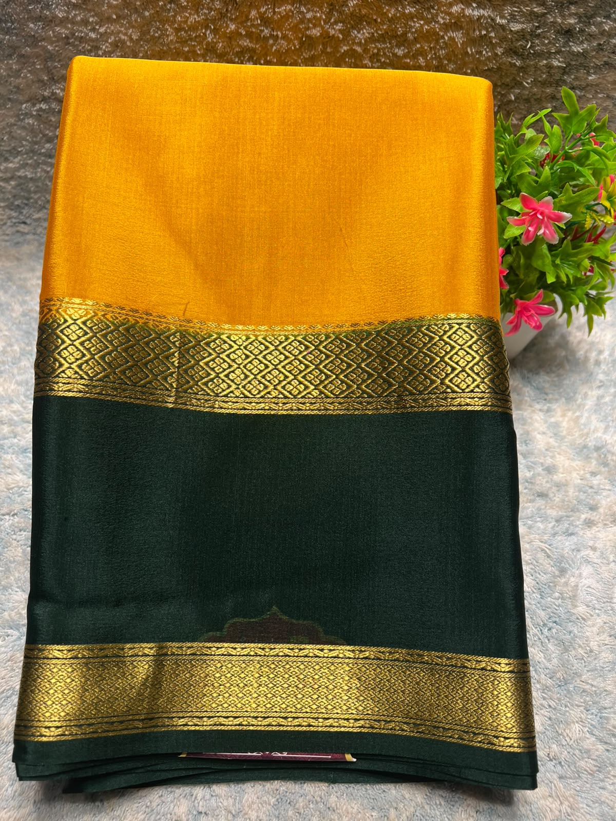 Pure Mysore Silk Saree.