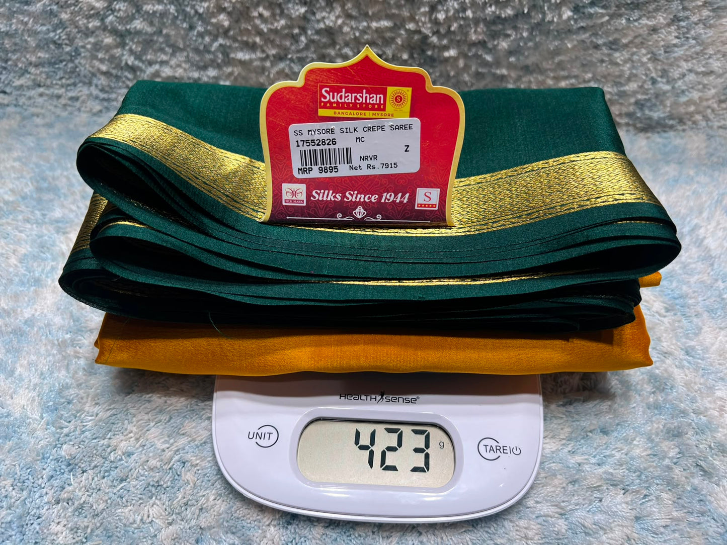 Pure Mysore Silk Saree.