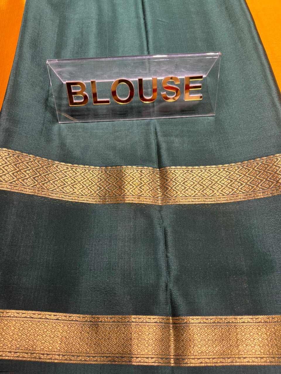 Pure Mysore Silk Saree.