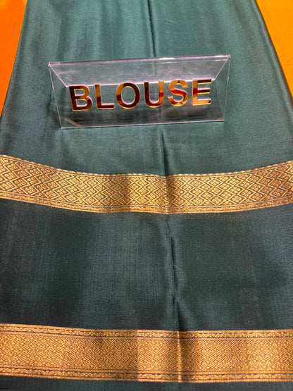 Pure Mysore Silk Saree.