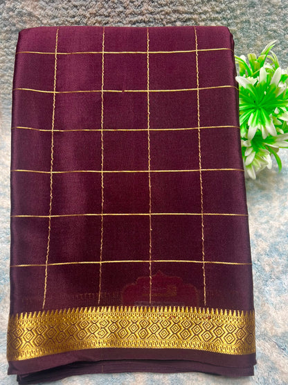Pure Mysore Silk Saree.