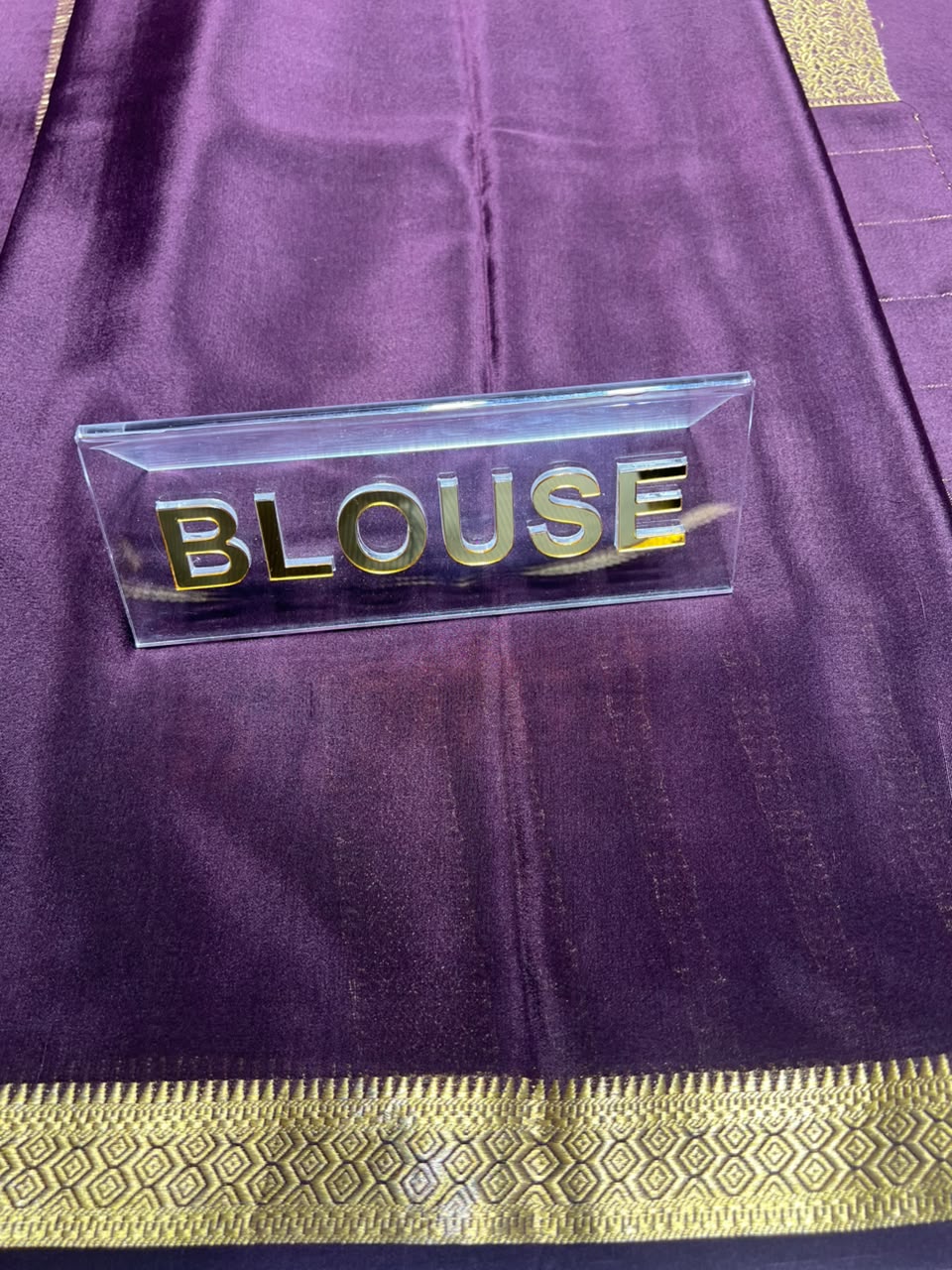 Pure Mysore Silk Saree.