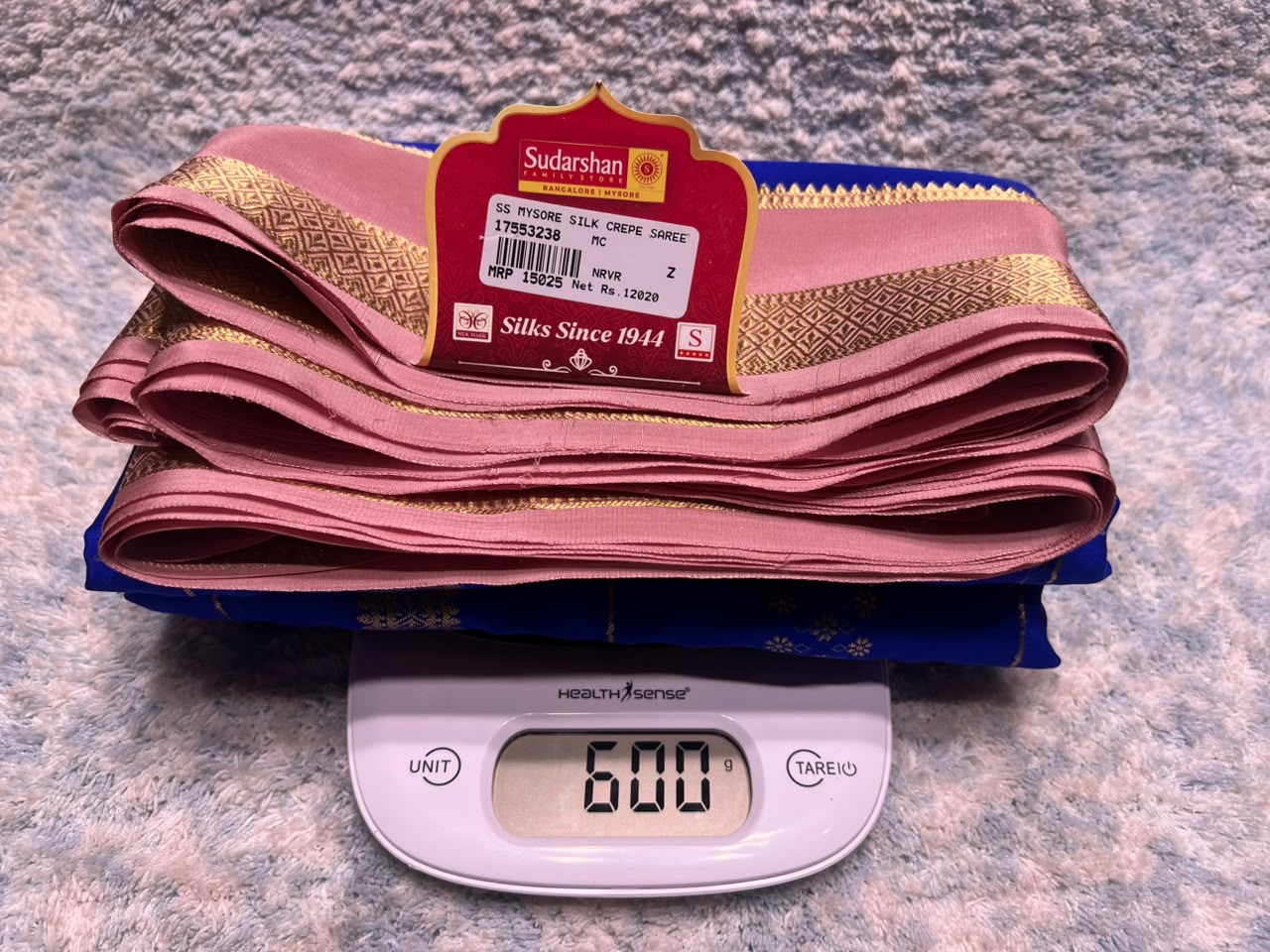 Pure Mysore Silk Saree.
