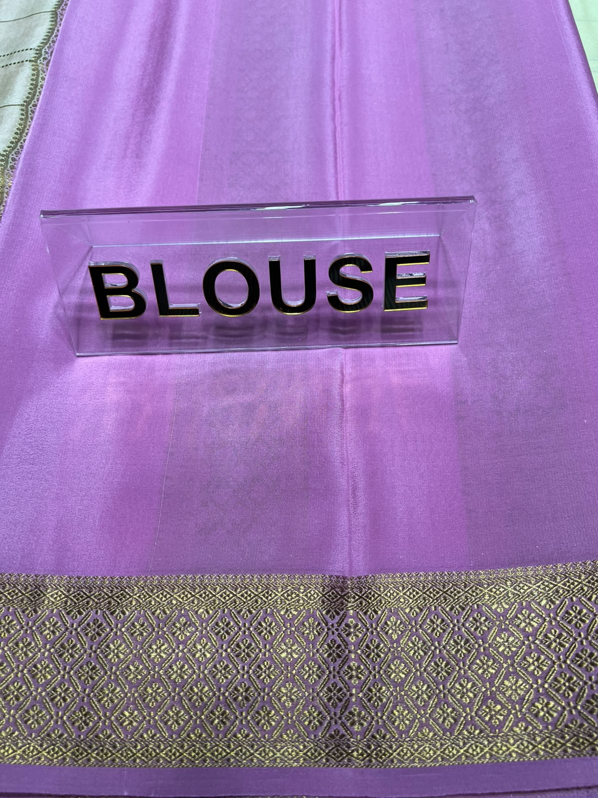 Pure Mysore Silk Saree.