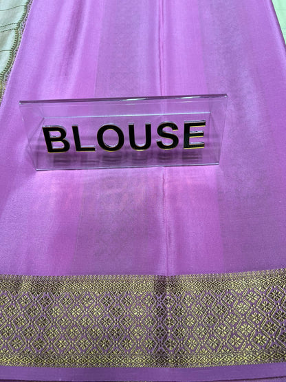 Pure Mysore Silk Saree.