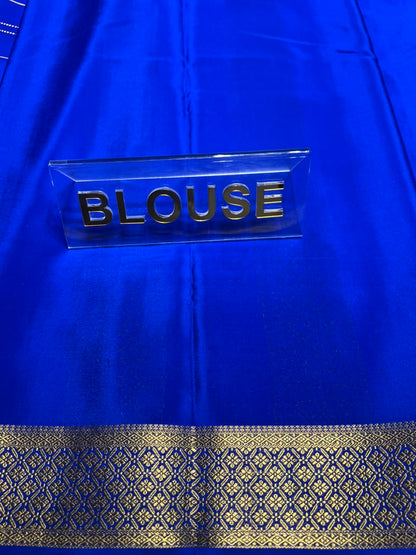 Pure Mysore Silk Saree.