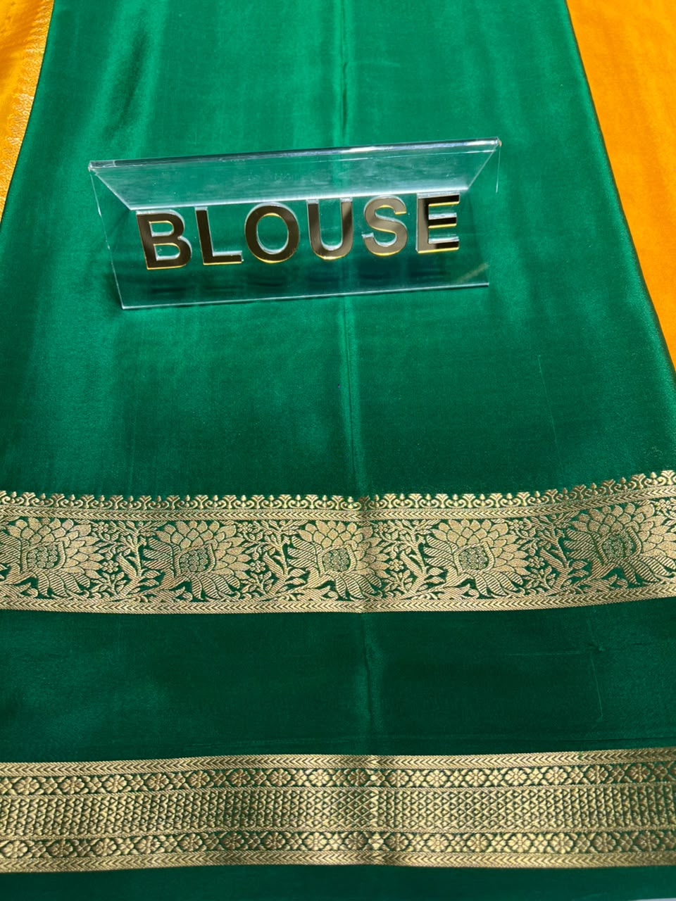 Pure Mysore Silk Saree.